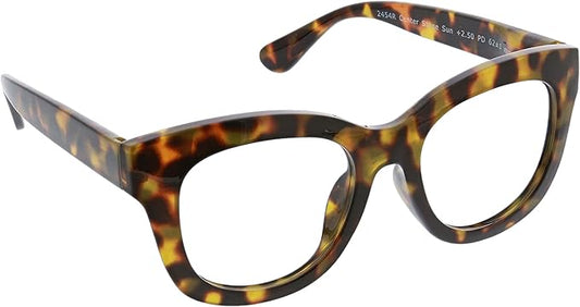 Peepers by PeeperSpecs Oprah's Favorite Center Stage Women's Oversized Blue Light Blocking Reading Glasses