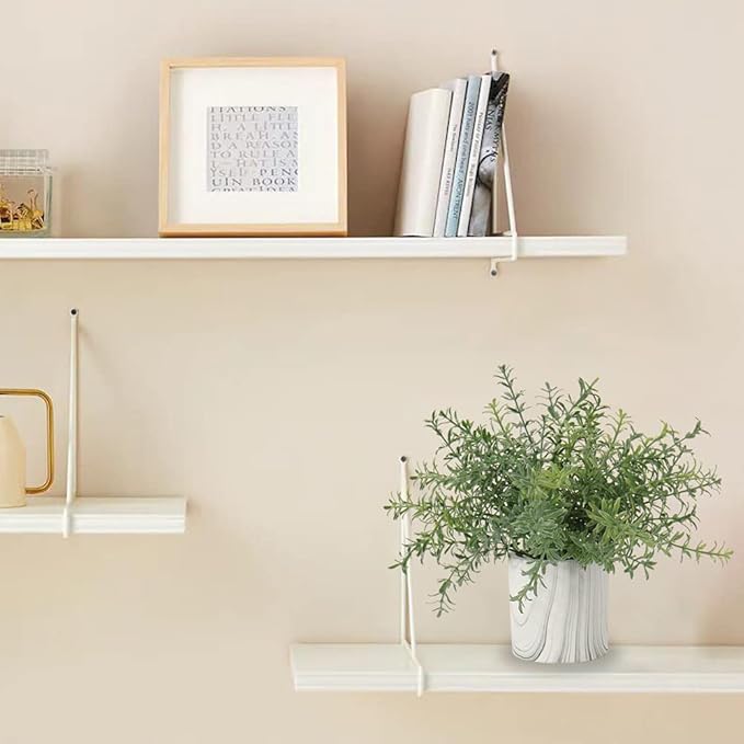 Hollyone Faux Plants Indoor Artificial Mini Potted Plants Plastic Green Plant Small Fake Plants Eucalyptus Decor in Pots for Home Table Room Bathroom Decor