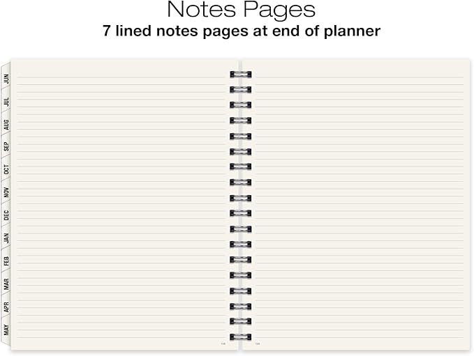 Global Printed Products Essential 8.5"x11" Monthly & Weekly 2024-2025 Planner - (8.5" x 11" - June 2024 Through July 2025)