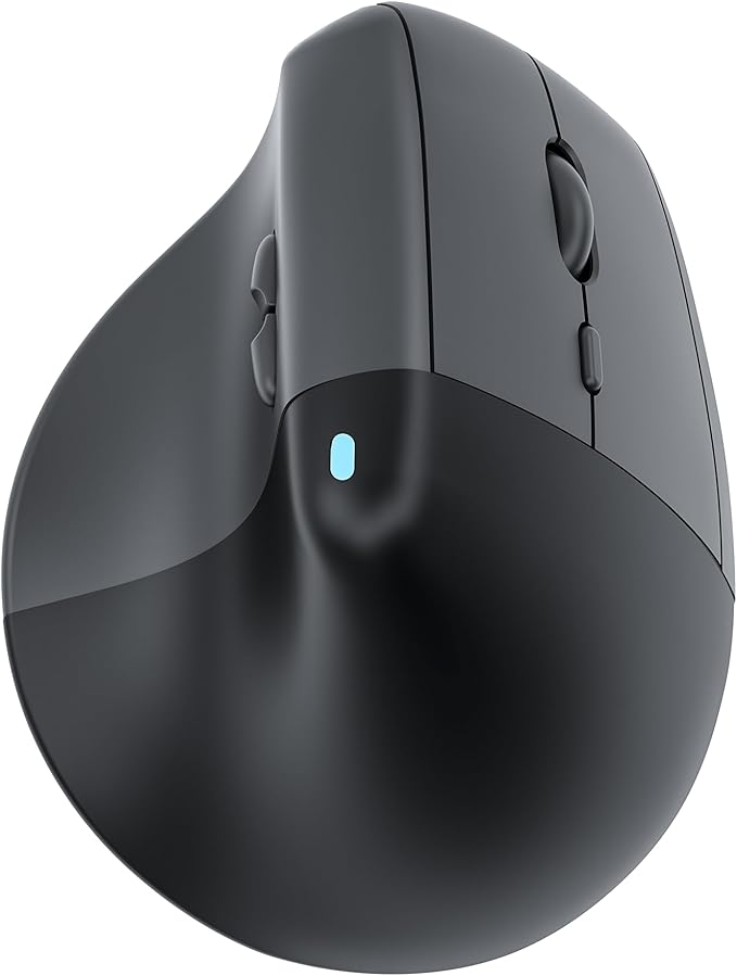 Timce V30 Ergonomic Mouse Wireless,2.4G and Dual Bluetooth Wireless Connectivity, 3 Adjustable DPI Vertical Mouse, Rechargeable Ergo Mousefor Laptop, PC, iMac and Desktop