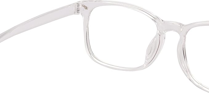 Blue Light Glasses for Woman Men | 99% Blue Light Blocking Glasses | Computer Glassess | Night Driving | Gaming | TV Phone Screen Reader Square Frame | Anti Eyestrain & UV Glare Protection