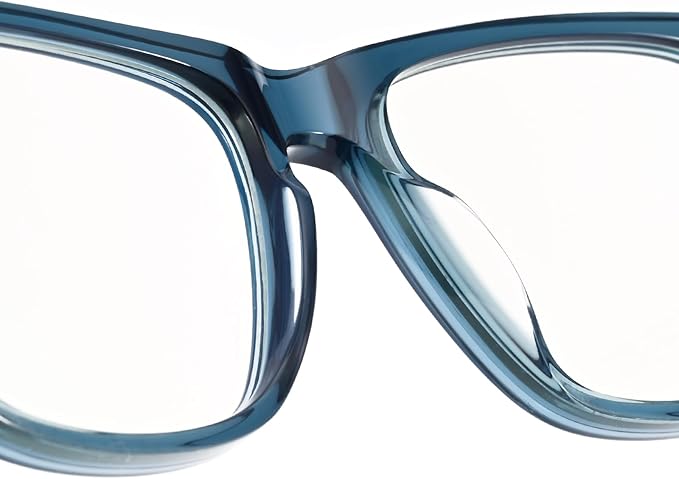 Dollger Fashionable Square Transparent Lenses Blue Light Blocking Glasses for Women Men - Computer Glasses for Stylish Women