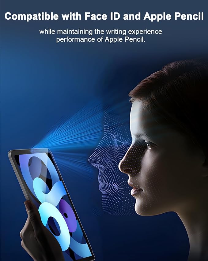 SIBEITU 2 Pack Screen Protector for iPad Air 5th 4th Generation 10.9 Inch 2022/2020, HD Clear 9H Tempered Glass for iPad Pro 11 Inch 2022/2021/2020/2018, Case Friendly, Resistant & Touch Sensitive