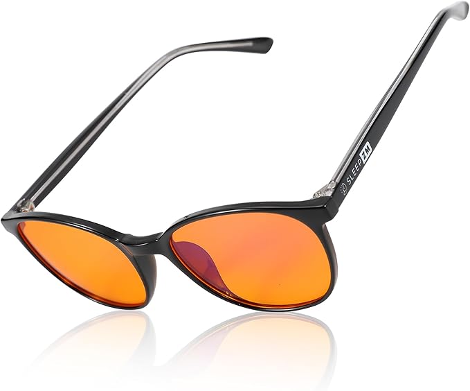 Blue Light Blocking Glasses for Women + Men - Better Sleep + Anti Eye Strain Protection - Computer Screens & Gaming