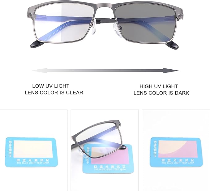 YIMI Blue Light Blocking Glasses Gaming Computer Eyeglasses for Women and Men Anti Glare UV Protection Spring Hinge Eyewear