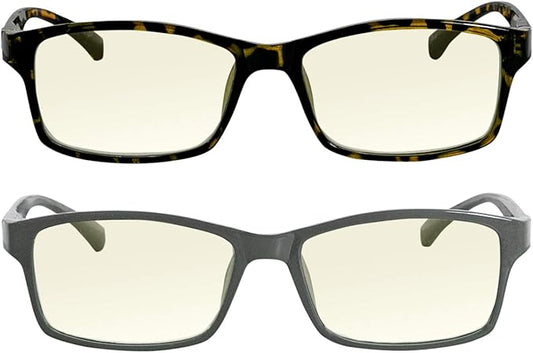 TruVision Readers - 9601 Computer Reading Glasses w Blue Light, Anti Reflective, Acrylic Lenses