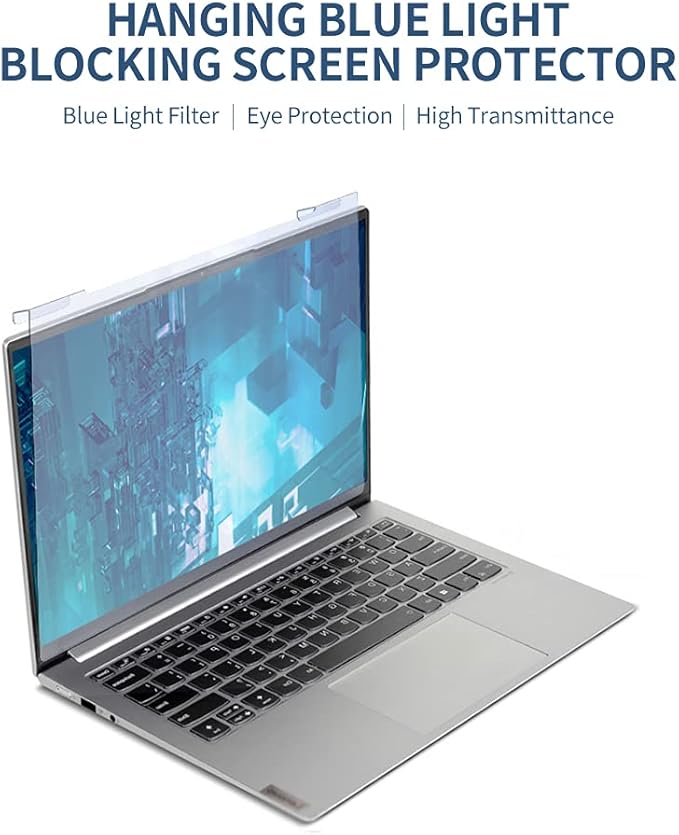 HXBER Laptop Screen or Hanging Blue Light Blocking Anti-UV High-Transmittance Film for 15.6'' Laptop with 16:9 Aspect Ratio