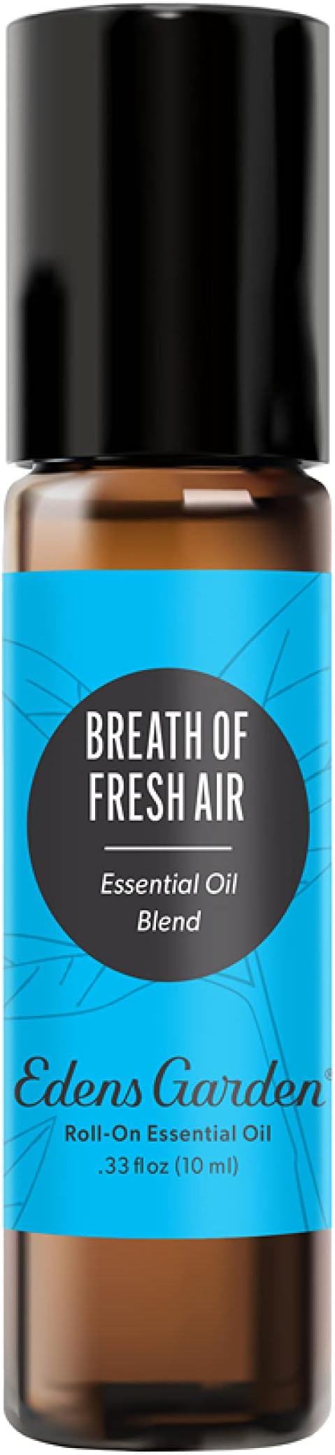 Edens Garden Breath of Fresh Air Essential Oil Roll-On Blend- 100% Pure Premium Grade, Natural, Therapeutic, Aromatherapy, Kid & Skin Safe, The Best for Health, Wellness Pre-Diluted 10 ml (.33 fl oz)