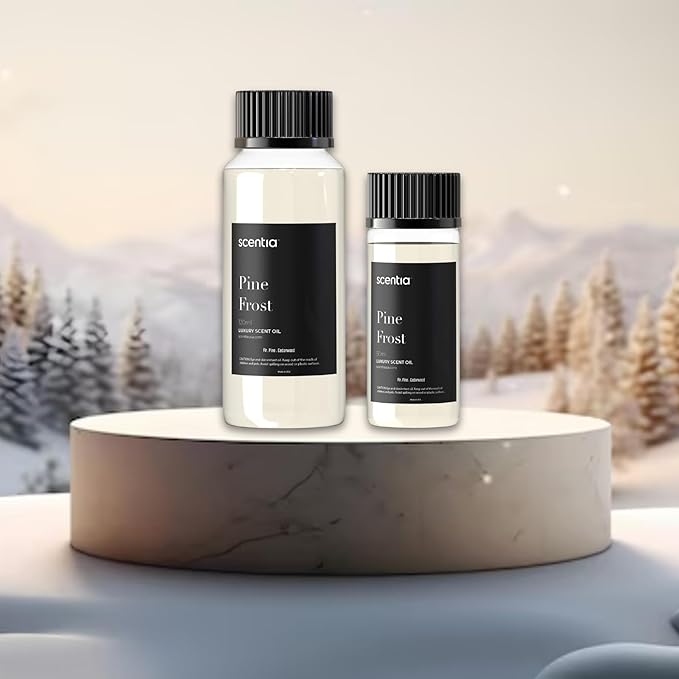 Pine Frost Essential Oil – 50ml Christmas Diffuser Oil | Crisp Winter Blend with Fir, Pine, Citrus & Vanilla | Holiday Aromatherapy for Gifting, Candles & DIY Soaps