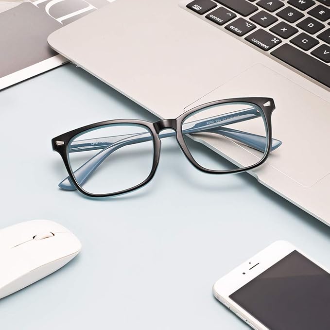 Cyxus Blue Light Glasses for Men Women Reduce Eye Strain UV Blocking for Computer Screen 8082