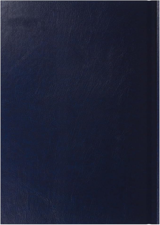 Collins 'Essentials' 12 Month Mid/Academic Year Planner, July 2025-July 2026 - ESSA51M.65-2526 -Day-to-Page Appointments Diary, A5 Hard Cover, Dark Blue