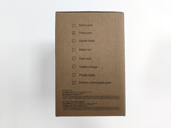 LORELEI X6 Over-Ear Headphones with Microphone, Lightweight Foldable & Portable Stereo Bass Headphones with 1.45M No-Tangle, Wired Headphones for Smartphone Tablet MP3 / 4 (Pearl Pink)