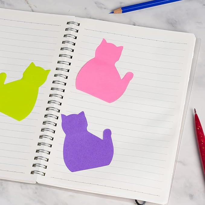 Super Sticky Reusable to Do List Stick Note Pads for BiblesTextbooks Monitors