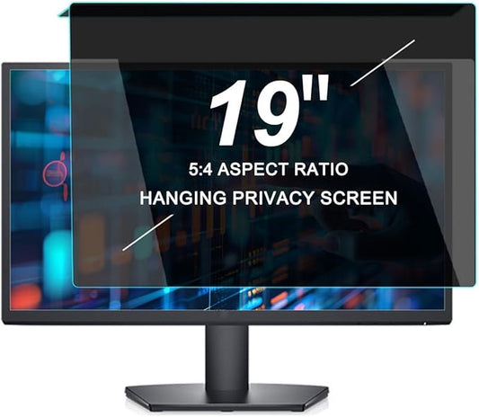 19 Inch Computer Privacy Screen for 5:4 Computer Monitor,Removable Hanging Type Anti Spy Screen Privacy Shield,Block Blue Light Glare to Protect Your Eyes,WxH:15.39X12.59In