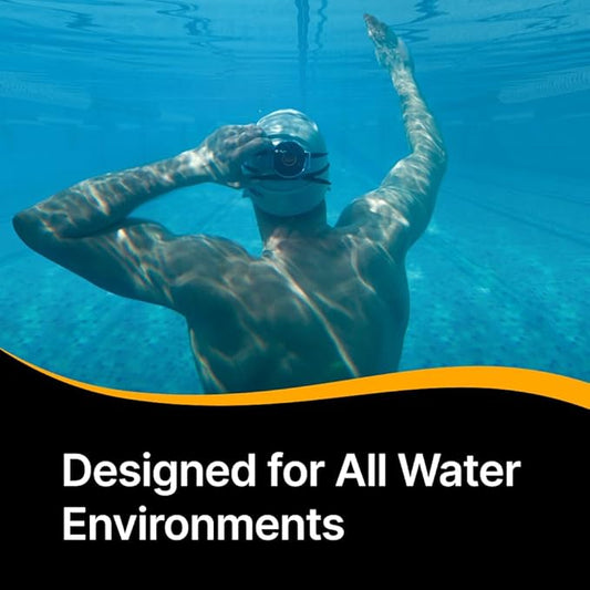 SONR Music 2-in-1 Bundle – Open-Ear Underwater Music Player for Swimmers & Storage case (Graphite)