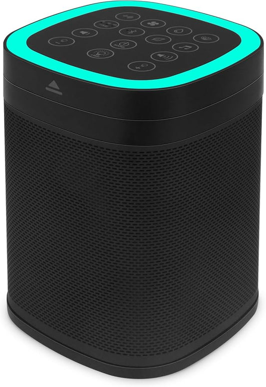 70 Sound Source Sleep Noise Cancellation, Bluetooth Speaker, RGB Lights, 3- Timing Function, 30- Hours Playtime, Wireless Sound Machine for Adults, Baby, Families and Outdoor Parties (Black)