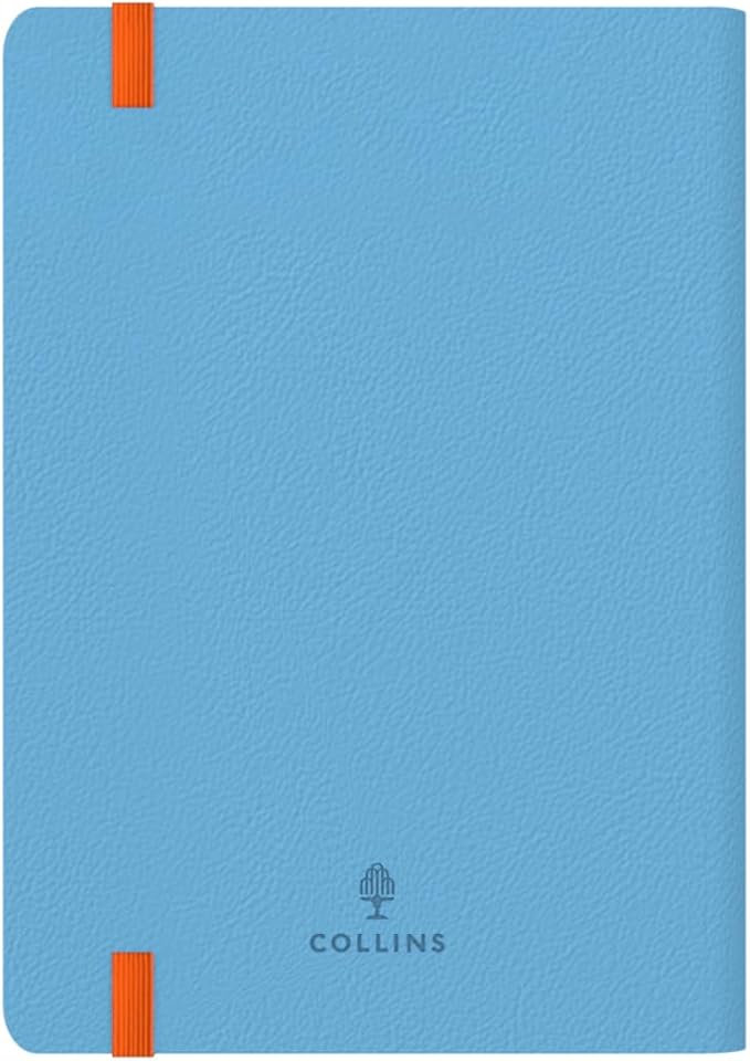 Collins 'Legacy' 14 Month Mid/Academic Year Planner, July 2025-August 2026 Week-to-View Diary, A6 Hard Cover, Blue