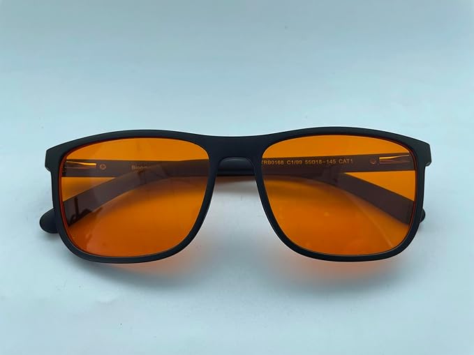 Bloomoak-99% Blue Green Light Blocking Glasses - Gaming Glasses - Anti Glare - Anti Fatigue -Suitable for Screens, Games, TVs