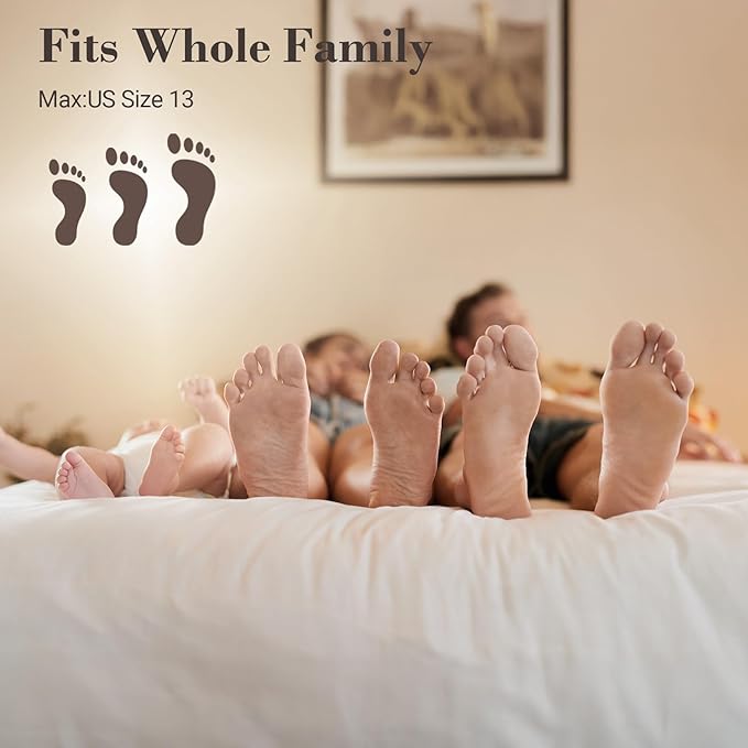 Foot Massager for Plantar Fasciitis,Neuropathy - 2025 Upgraded FSA Eligible Kneading Feet Massager with Heat,Shiatsu Foot Massager with Compression,Gifts for Women Men