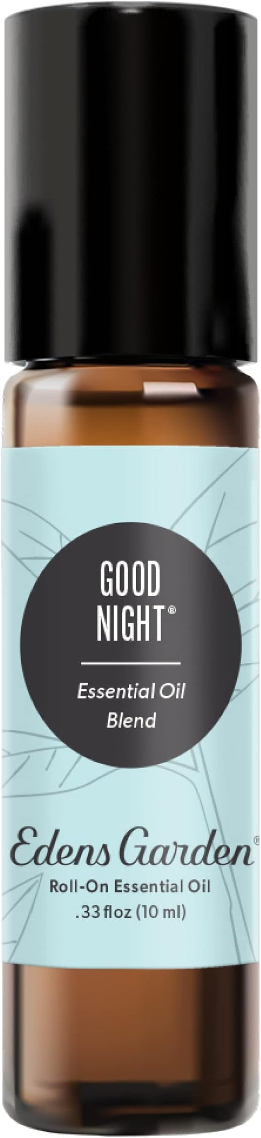 Edens Garden Good Night Essential Oil Roll-On Blend- 100% Pure Premium Grade, Natural, Therapeutic, Aromatherapy, Kid & Skin Safe, The Best for Body, Travel, Relaxation Pre-Diluted 10 ml (.33 fl oz)