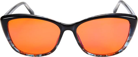 Blue Light Blocking Glasses for Women + Men - Better Sleep + Anti Eye Strain Protection - Computer Screens & Gaming