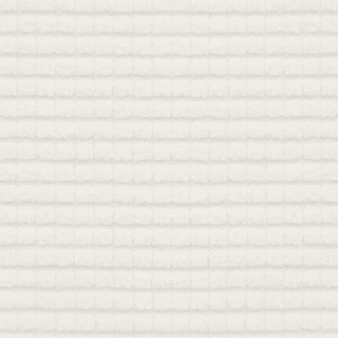 Easy-Going Stretch Individual Loveseat Couch Cushion Cover Sofa Cushion Furniture Protector Sofa slipcover Soft Flexibility with Elastic Bottom (2-Piece Loveseat Cushion Cover, Cream)