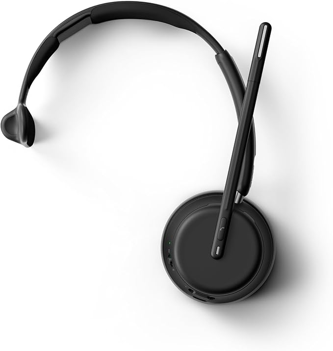 EPOS Impact 1030 Single-Sided Wireless Headset for PC with Noise-Canceling Mic, AI Voice Clarity, Super Wideband Audio, All-Day Comfort, Ideal for Office Professionals, Microsoft Teams Certified