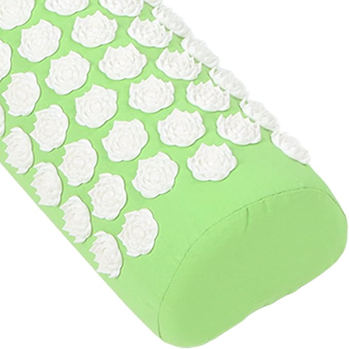 Massage Acupressure Mat Pillow Set, Massage Cushion Pillow Set for Muscle Relaxation and Stress Relief, Yoga Sit Lying Mat to Relieve Body Pain and Improve Blood Circulation(Green)