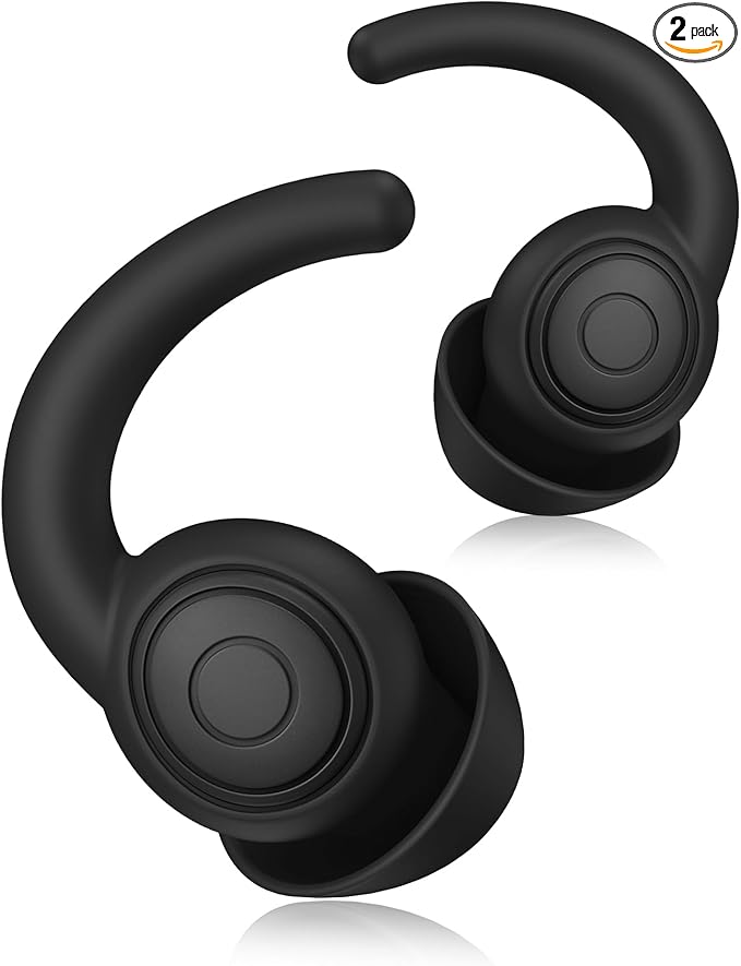 WUTAN Kids Ear Plugs (6-12yrs) & Ear Plugs for Adults with Small Ear Canals, Reusable Noise Reduction Earplugs for Sleep, Focus, Airplane, Concerts, Sports Events, Sleeping, 33dB Noise Cancelling