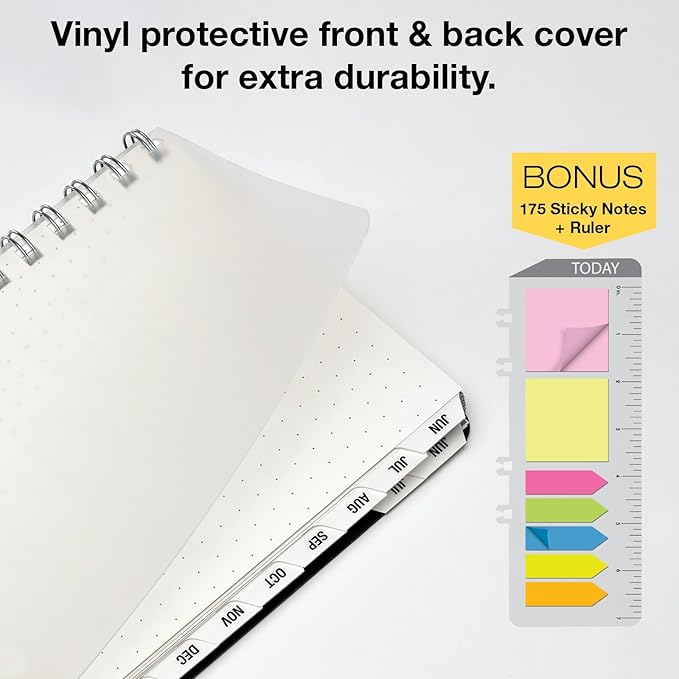 Global Printed Products Essential 5"x8" Monthly & Weekly 2025-2026 Planner - (5" x 8" - June 2025 Through July 2026)