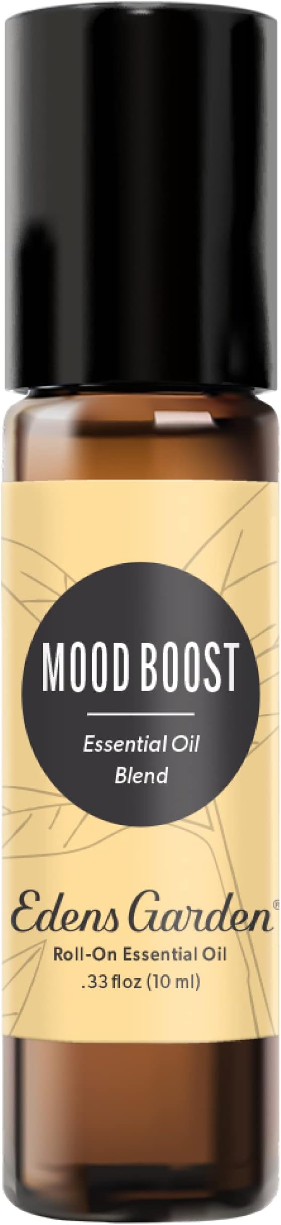 Edens Garden Mood Boost Essential Oil Roll-On Blend- 100% Pure Premium Grade, Natural, Therapeutic, Aromatherapy, Kid & Skin Safe, The Best for Comfort, Relxation Pre-Diluted 10 ml (.33 fl oz)