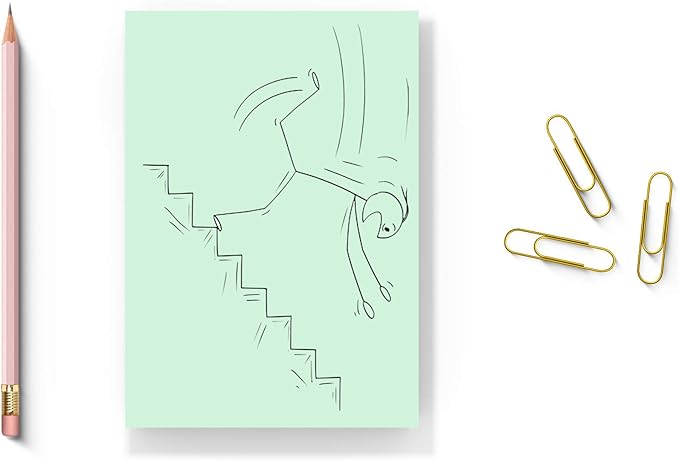 Debra Dale Designs - 5" x 7" Green Note Pads - Made Right in the USA - 50 Sheets Per Memo Pad - 13 Pads of Paper - 20# Bond Scratch Paper Pads