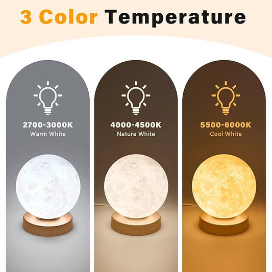 Light Therapy Lamp,10000 Lux Sun Lamp with 3 Color Temperatures,Adjustable Brightness,Timer & Memory Function, Happy Daylight Lamp，Full Spectrum Light with Remote Control for Home, Office