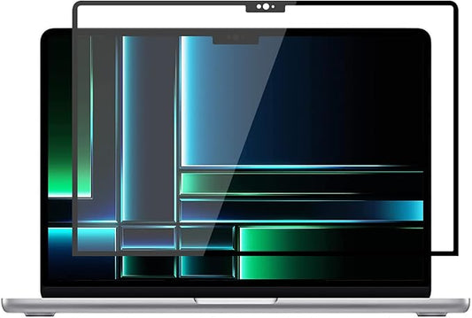 Tempered Glass Screen Protector Compatible with Macbook Pro 16 Inch (2021-2024, M4, M3, M2, M1), 9H Hardness/No Bubbles/Anti-Scratch/Anti-Fingerprint/Clear