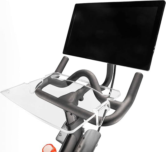 TFD The Tray3D | Compatible with Peloton Bike Gen 3 & Bike+ (Both Models), Made in the USA, Laptop & Desk Tray Holder | Designed with Premium Grade Acrylic Materials - The Ultimate Peloton Accessories