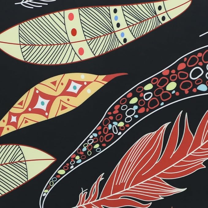 8Pcs Stretch Patio Cushion Covers Waterproof Outdoor Cushion Covers Patio Couch Cover Slipcovers, for Outdoor Furniture Protector Covers Replacement(Cover Only) (Feather)