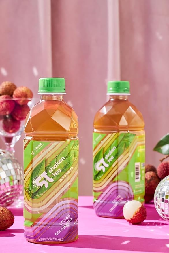 Shaken Lychee Oolong Tea – Real Leaf Brewed Iced Tea, Asian-Inspired Flavor, Non-GMO, 16.9 fl oz Bottles (Pack of 12)
