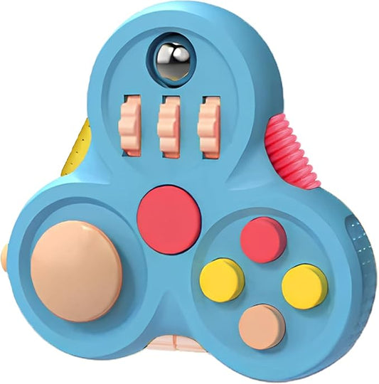 Fidget Toys for Adults,1PCS Fidget Pad Easter Basket Stuffers for Boys Girls,Sensory Toys Stress Relief Cube Clicker Controller,ADHD Autism Fidget Spinner for Office Desk Travel Games