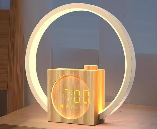 Rohent Sunrise Alarm Clock for Women: White Noise Machine 12 Light Colors, 30 Sleep Sounds, 10 Soft Wake-Up Sounds - Sunrise Lamp with Touch Control for Bedrooms, Yoga, Meditation & Relaxation