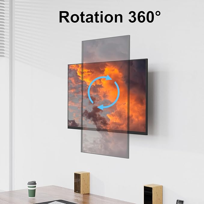 Monitor Wall Mount Fits Max 35 Inch/26.4lbs Computer Screen, Ultrawide Premium Single Arm, Full Motion Gas Spring Wall Monitor Mount with VESA Extension Kit for Max VESA 200x200mm