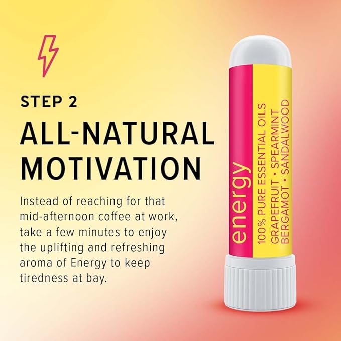 MOXE Daily Aromatherapy Nasal Inhalers Set, All Day Aromatherapy, Therapeutic Grade Essential Oils, Easy & Safe, Leakproof, Portable, Clear Congestion, Improve Energy, Naturally Calming & Relaxing