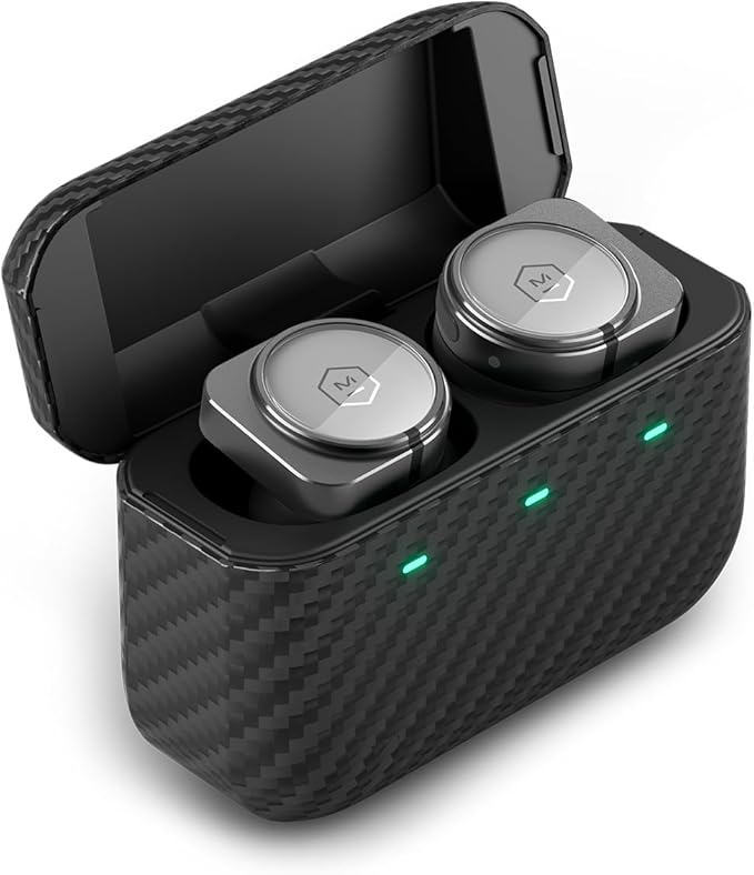 Master and Dynamic MW09 True Wireless Earphones Bluetooth Noise Cancelling Headphones/Earbuds Gunmetal/Silver