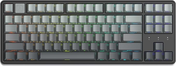 IROK NA87PRO 87 Keys Wired Magnetic Keyboard, RGB, hot Swappable Rapid Trigger Gaming Keyboard for Win/Mac/Gamer-Black