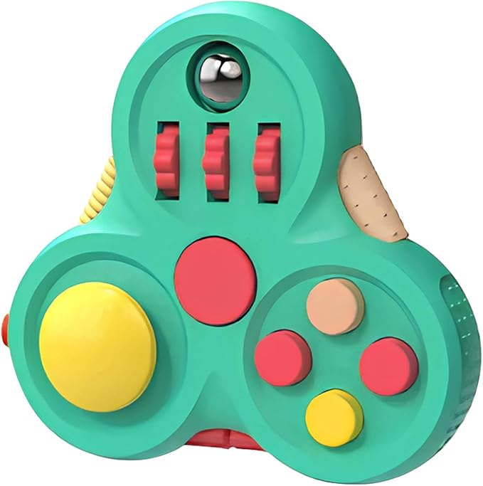 Fidget Toys for Adults,1PCS Fidget Pad Easter Basket Stuffers for Boys Girls,Sensory Toys Stress Relief Cube Clicker Controller,ADHD Autism Fidget Spinner for Office Desk Travel Games