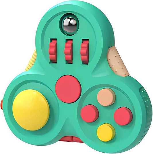 Fidget Toys for Adults,1PCS Fidget Pad Easter Basket Stuffers for Boys Girls,Sensory Toys Stress Relief Cube Clicker Controller,ADHD Autism Fidget Spinner for Office Desk Travel Games