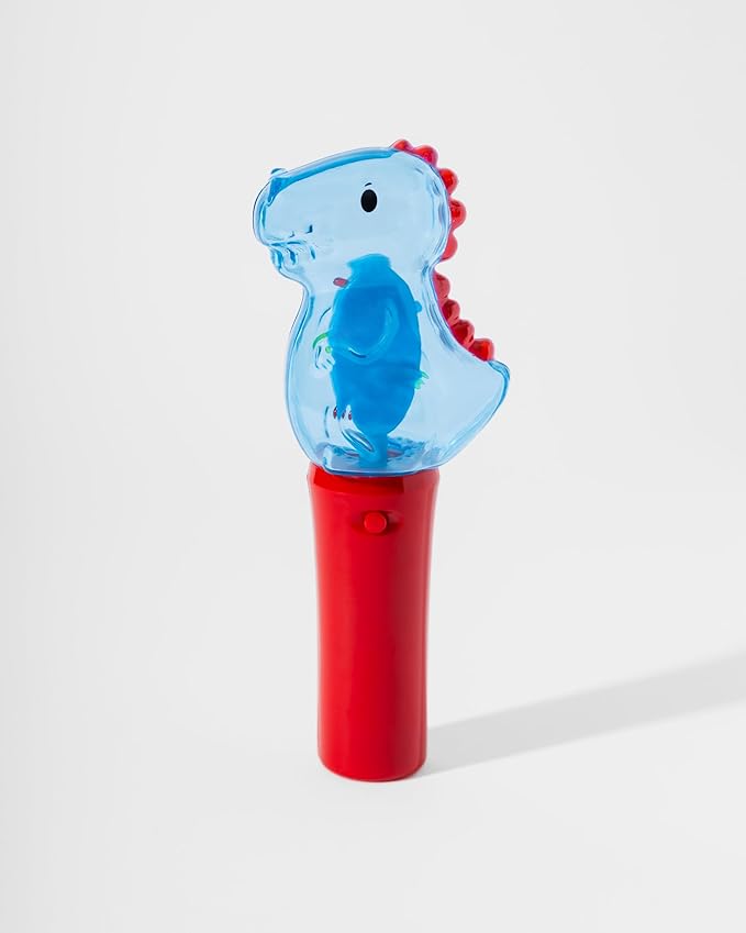 Cool Things Mini Light Up Spinner Toy Wand for Kids - Spinning Lights & Colors - Fun Gift, Summer Toys, Party Entertainment, Autism Sensory Rooms, Classroom Prizes (3 Pack- Safari Friends)