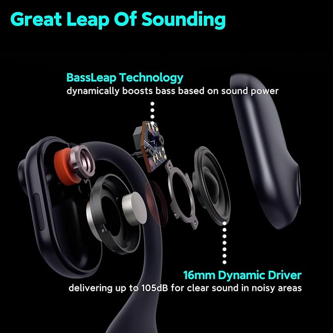 Pilot P200b Pro Wireless Headset with Mic for Work, 50dB Noise Cancelling Headphones with AI ENC, Bluetooth 5.3 USB-C Dongle - Wireless Computer Headset for Meetings and Calls