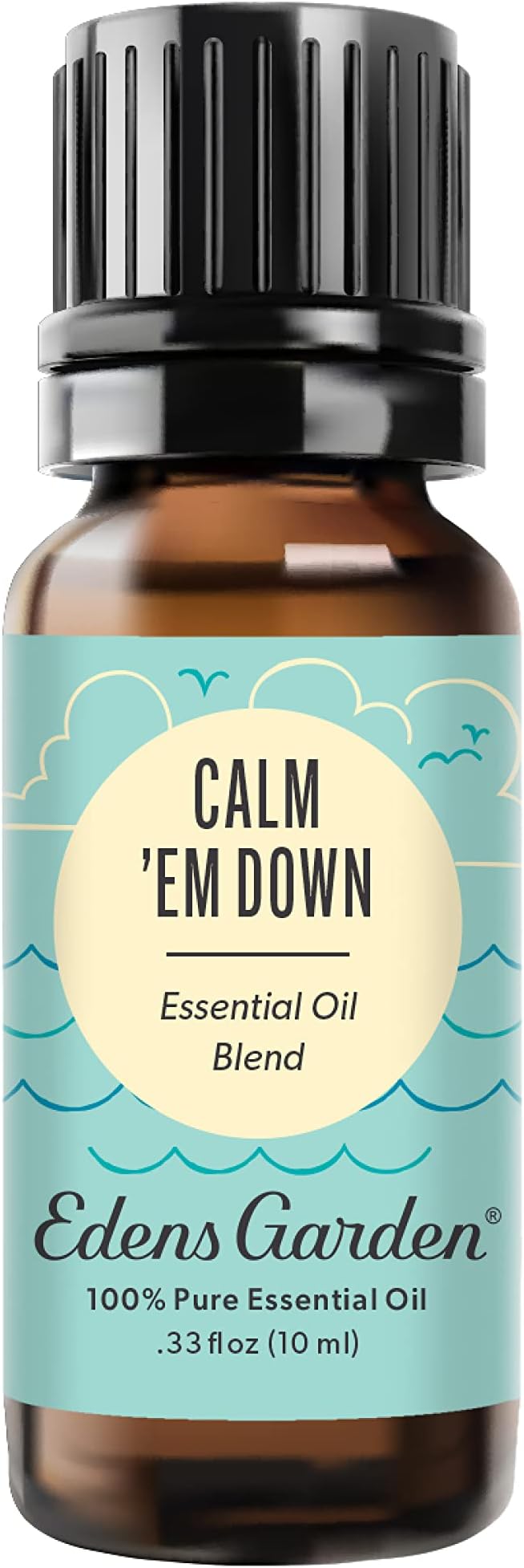 Edens Garden Calm 'Em Down OK for Kids Essential Oil Synergy Blend, 100% Pure Therapeutic Grade (Undiluted Natural/Homeopathic Aromatherapy Scented Essential Oil Blends) 10 ml