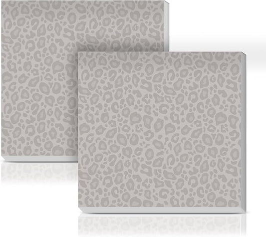 Sticky Notes 3x3 Inches, 2 Pads Cute Colorful Self-Stick Note Pads, Easy to Post for Home, Office and Daily Life Organization Luxury Black Leopard