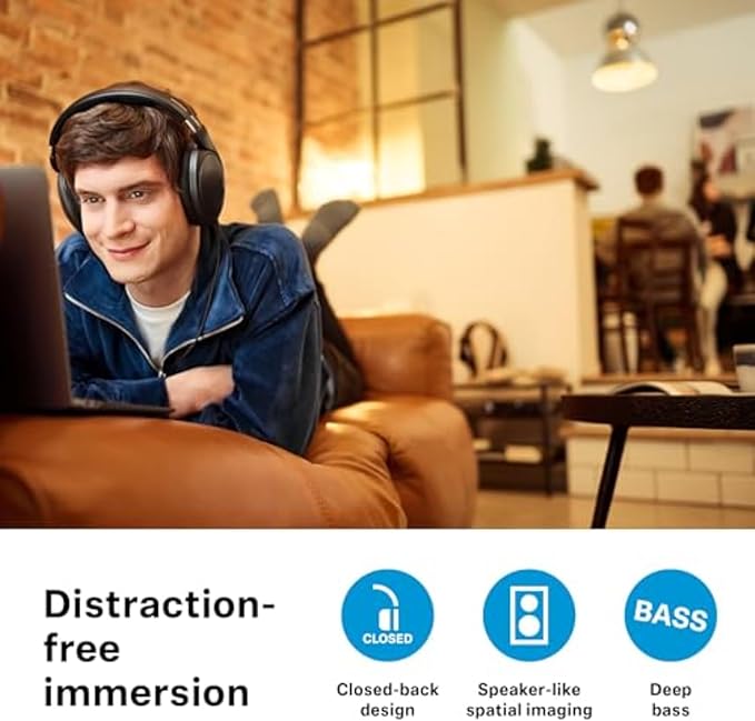 Sennheiser HD 620S - Audiophile Closed-Back Wired Headphones - Premium Stereo Sound with Speaker-Like Spatial Imaging and Optimized Surround, Black